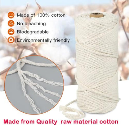 Macrame Cotton Cord 2mm x 219Yards