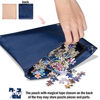 1000 Piece Jigsaw Puzzle Board with Padded Cover (1000 Count)