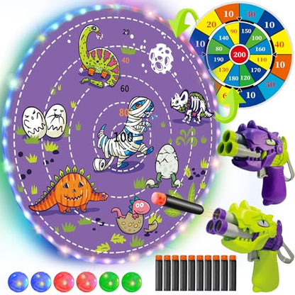 2 in 1 29" Large LED Dart Board for Kids (6 Count)