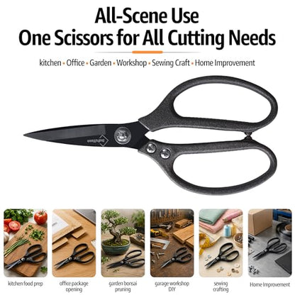 Heavy Duty Scissors for Cutting Carpet Cardboard Leather Fabric