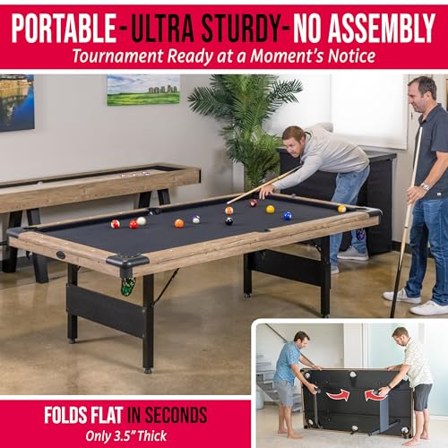 8 ft Portable Pool Table