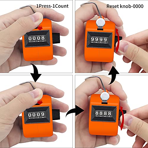 12 Pcs Hand Tally Counter 4 (12 Count)