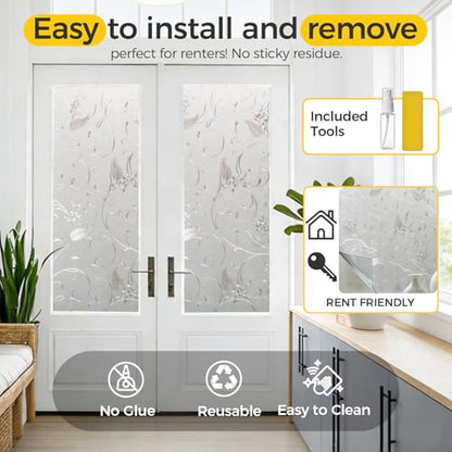Window Privacy Film Decorative Non