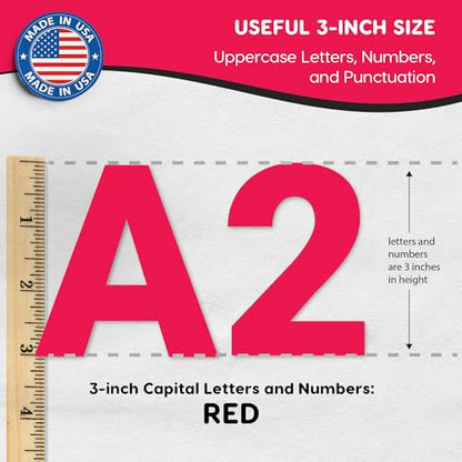 3 Inch Bulletin Board Letters & Numbers (209 Count)
