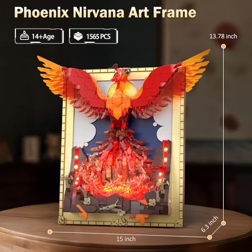 Phoenix Building Set with LED Lights for Adults