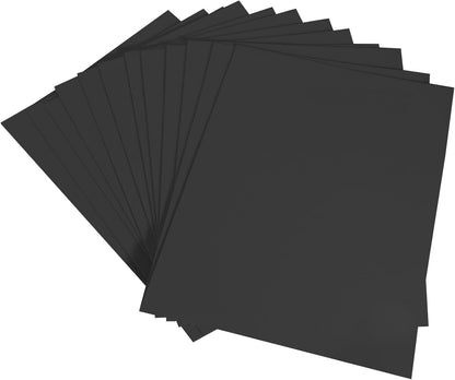 QIDIWIN EVA Foam Craft Sheets - 9x12 Inch 2mm Thick Versatile Non-Adhesive Foam for DIY, Cosplay, Scrapbooking, Classroom Projects - Durable, Flexible, Perfect for Crafting, 12 Pack(Black) - Crafty Corner