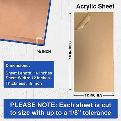 Duco Clear Cast Acrylic Sheets 1 (96 Sq Ft)