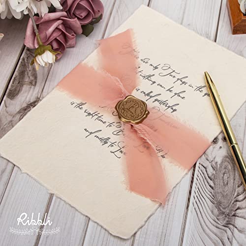 Dusty Pink Chiffon Ribbon 1 (60 Foot)