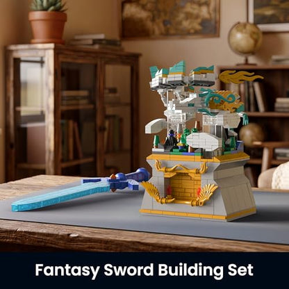 BOTW Glowing Master Sword Building Blocks Set