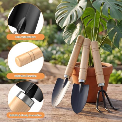 3 Pcs Mini Garden Tool Set with Small Trowel (3 Count)