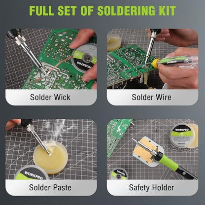 90W Soldering Iron Kit with Digital Display