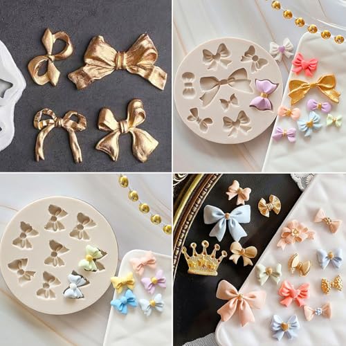 3PCS Bow Silicone Molds (3 Count)