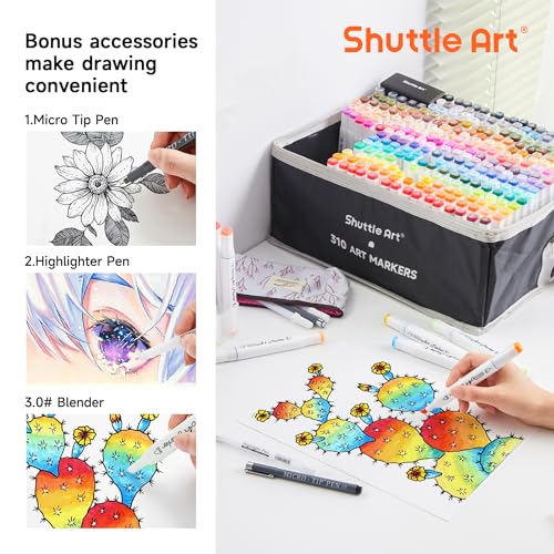 310 Colors Alcohol Markers
