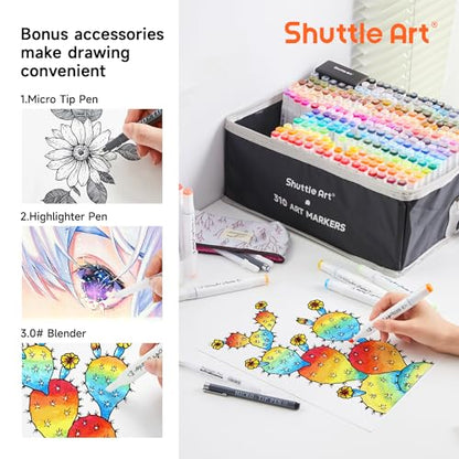 310 Colors Alcohol Markers
