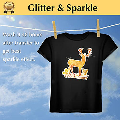 Glitter 3.0 Heat Transfer Paper for Inkjet Printer