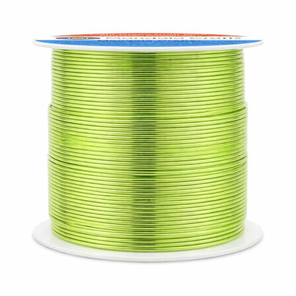 20 Gauge Light Green Anodized Aluminum Craft Wire (100 Foot)