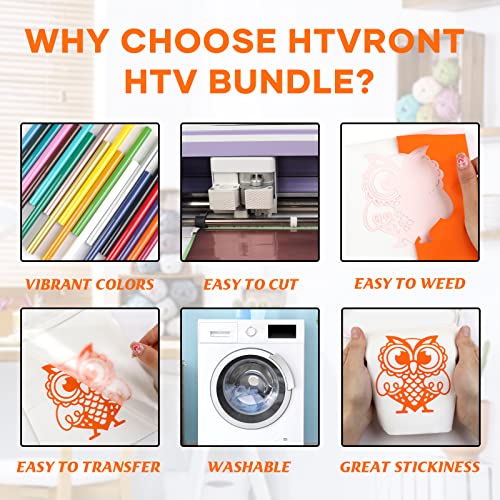 HTV Heat Transfer Vinyl Bundle (20 Count)