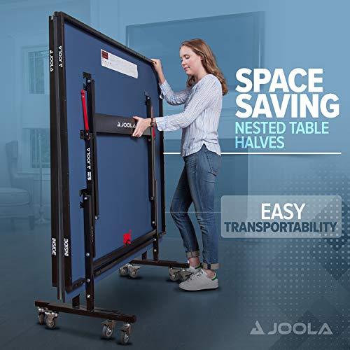 Inside Professional MDF Indoor Ping Pong Table with Quick Clamp Table Tennis Net and Post Set