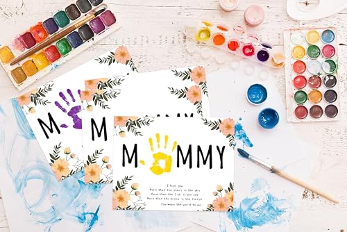 Mommy Handprint Art Keepsake Card Making Kit