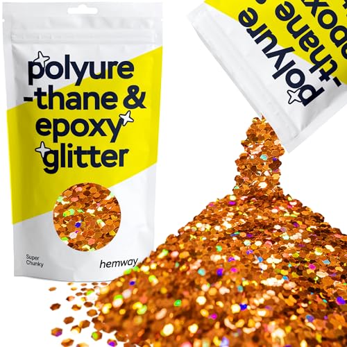 Resin Glitter Copper Holographic 100g Super Chunky (3.5 Ounce)