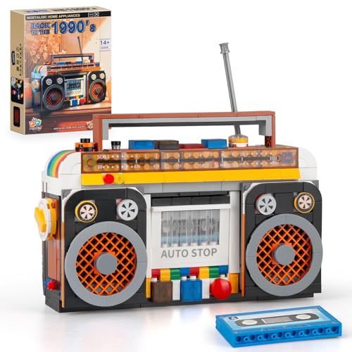 Retro Radio Classic Series Building Blocks Set (554 Count)