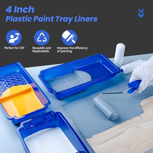 4 Inch Paint Tray Liners 15 (15 Count)
