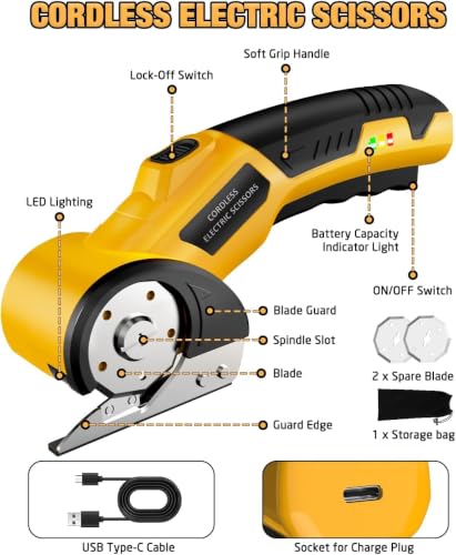 Cordless Electric Scissors