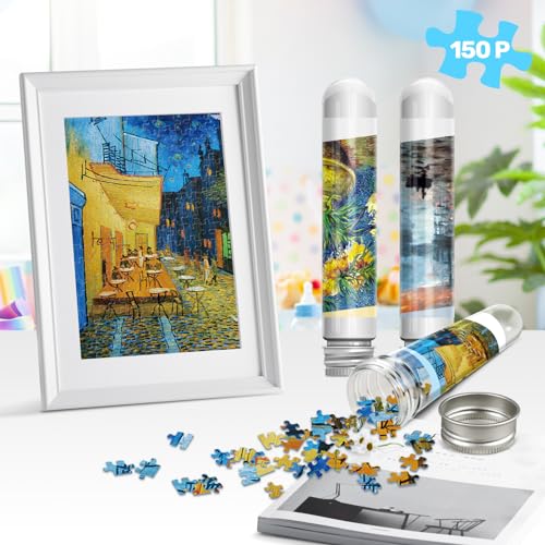 150 Pieces Mini Jigsaw Puzzle for Adults & Kids (450 Count)
