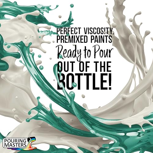 Pouring Masters Peppermint Metallic Pearl Ready to Pour Acrylic Pouring Paint (8 Fl Oz)