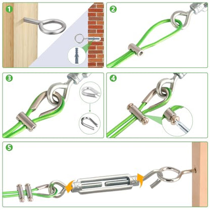 1 8" Clothesline Wire Outdoor
