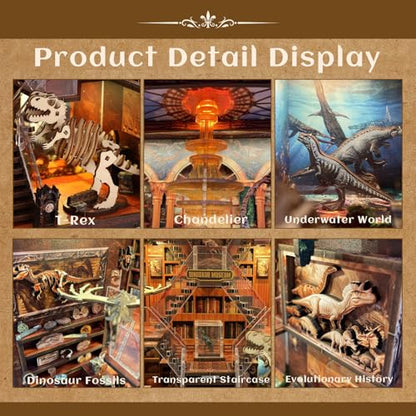 Dinosaur Book Nook Kit with LED