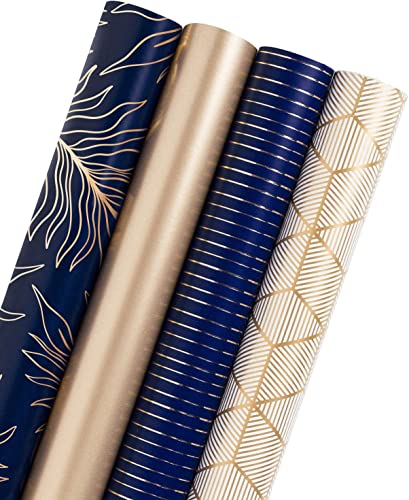 30 Inch Navy Wrapping Paper (100 Sq Ft)