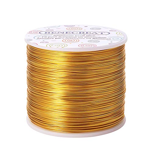 20 Gauge 770FT Aluminum Wire Anodized Jewelry Craft Making Beading Floral Colored Aluminum Craft Wire (770 Foot)