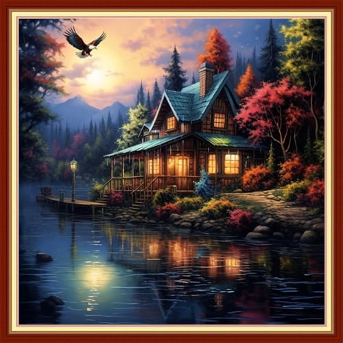 Cross Stitch Kits for Beginners Stamped Cross