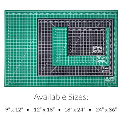 12x18 Green Black Self Healing Cutting Hobby Mat for Craft