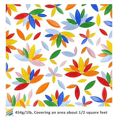 1lb Petal Mosaic Tiles for Crafts