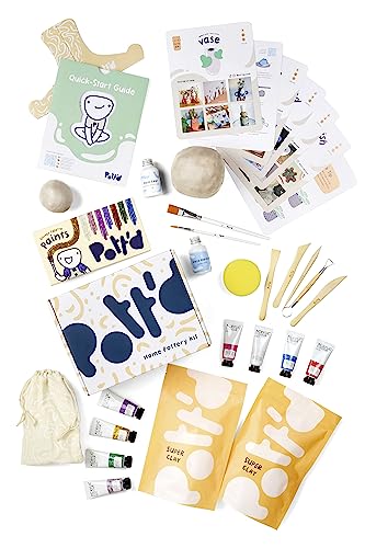 Pottery Kit Air Dry Clay Kit for Adults & Beginners