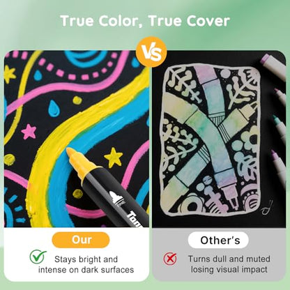 72 Colors Acrylic Paint Markers (72 Count)