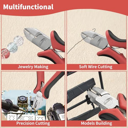 5 Pack 4" Small Wire Cutters (5 Count)