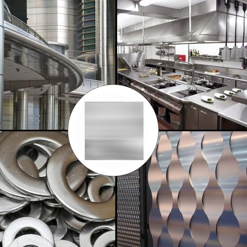 304 Stainless Steel Sheets Metal 12" x 12" x 1