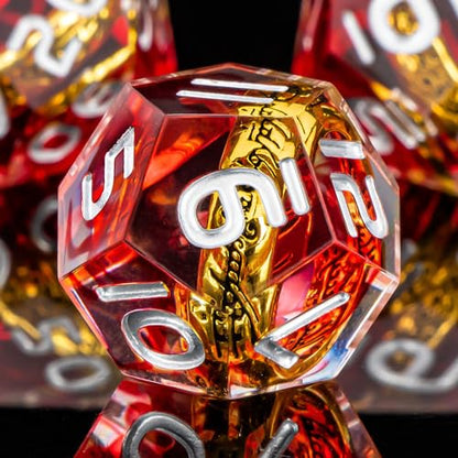 Magic Lord Rings DND Dice Set with Box