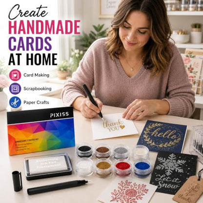 Embossing Kit with Heat Tool Bundle