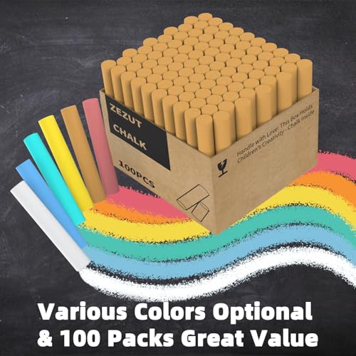 Orange Chalk 100PCS (100 Count)