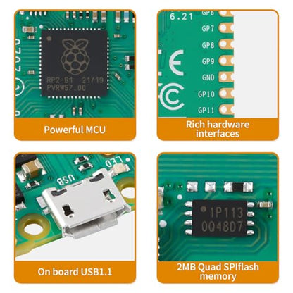 10pcs Raspberry pi pico Development Board with rp2040 Dual