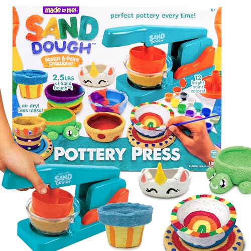Sand Dough Sculpt & Paint Creations! Pottery Press