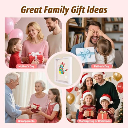 Family Handprint Kit with Light for 4