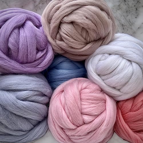 Dyed Corriedale Wool