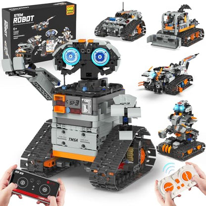 5in1 STEM Robot Building Kit for Kids 6 (688 Count)