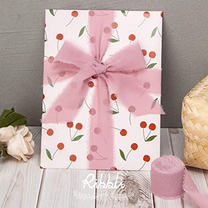 Dusty Rose Chiffon Ribbon 1 (60 Foot)