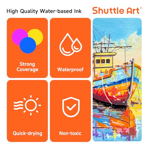 80 Colors Dual Tip Acrylic Paint Markers (80 Count)